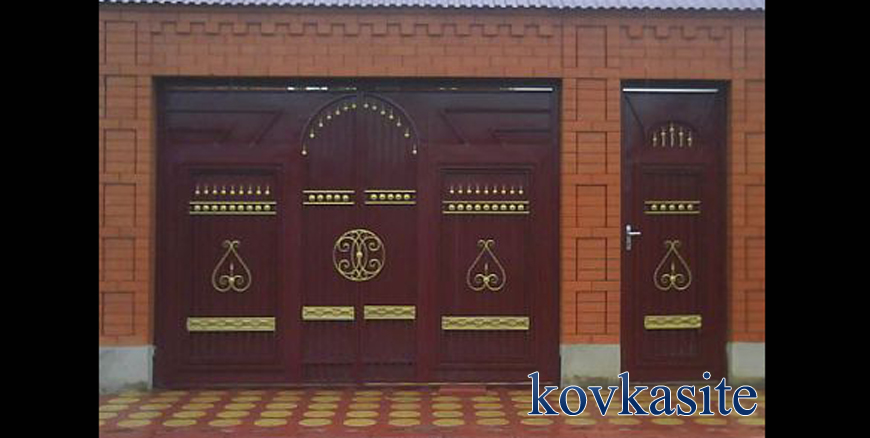 кованые ворота на заказ в москве №34
